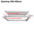 Aluminum Alloy Access Panel White Removable Ceiling Wall Door Access Panel Door Richie's 100x100mm A