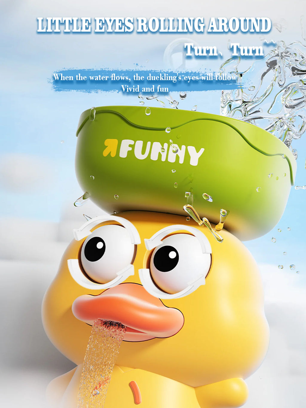 Little Yellow Duck Bath Toy – Squirt Water Play for Kids Bath Water Toy Richie's