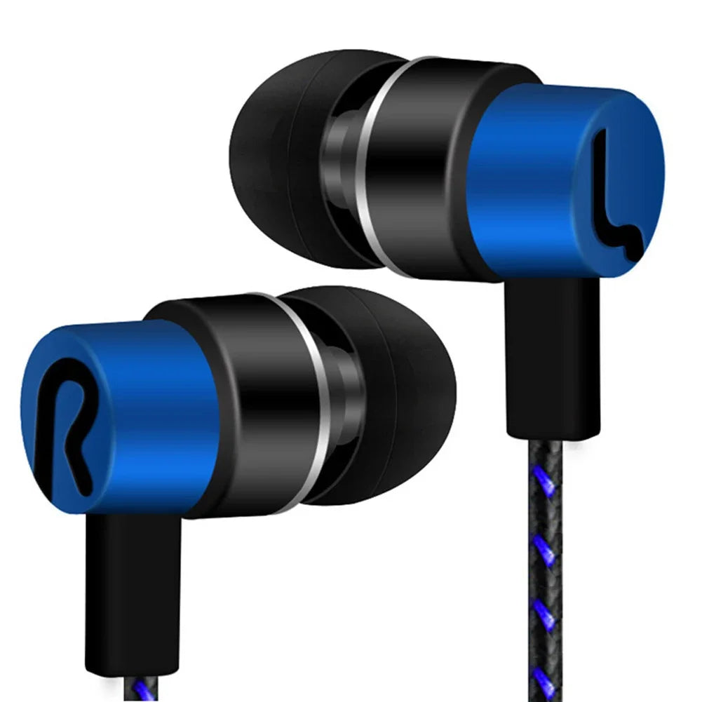 FUCHU Wired In-Ear Earbuds 3.5mm Bass Stereo Earphones Wired In-Ear Earbuds Richie's