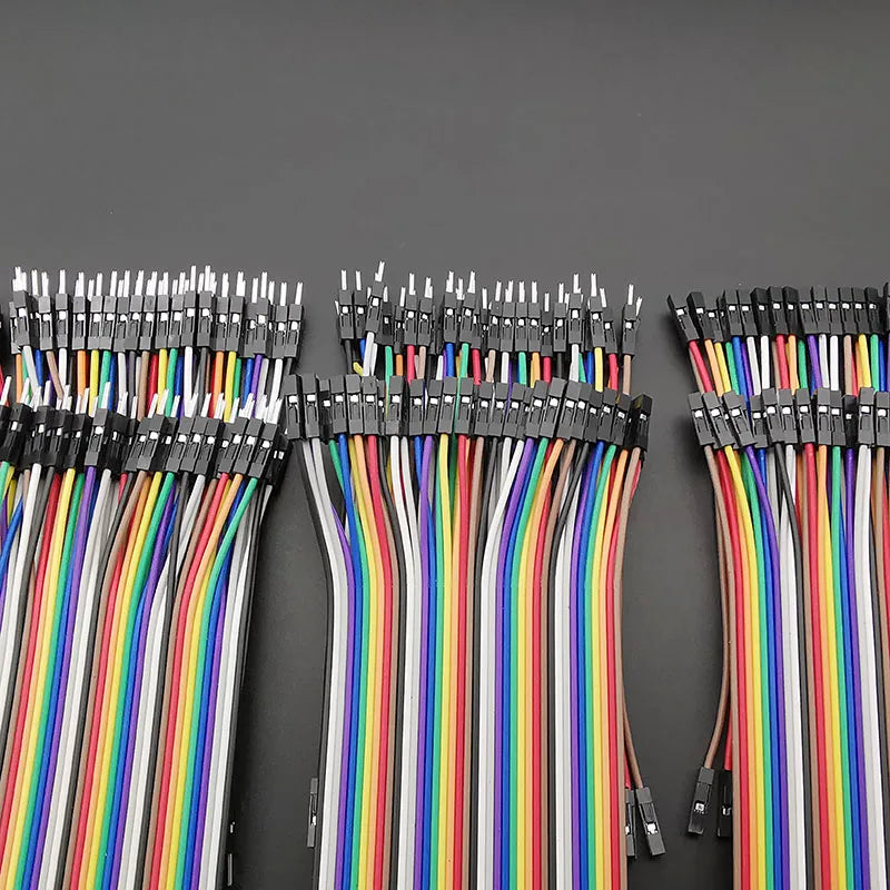 40-Pin Jumper Wires M2M M2F F2F Breadboard Dupont Cables Arduino Jumper Wire Set Richie's