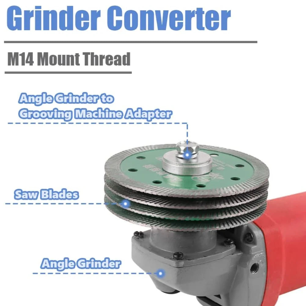 M14 Angle Grinder to Grooving Machine Adapter – Quick Change Grinder Adapter Richie's