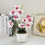 Artificial Butterfly Orchid Bonsai White Faux Flower Décor Artificial Flower Bonsai Richie's 01