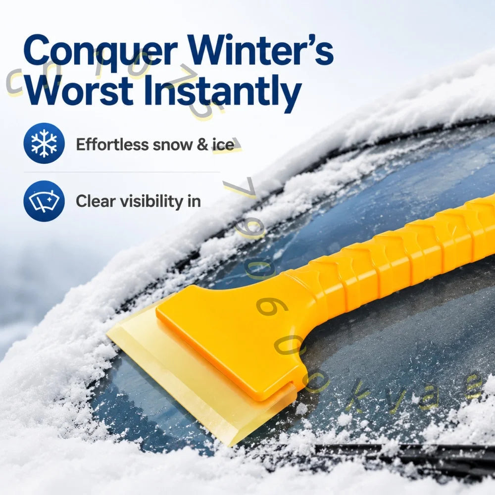 Long Handle Car Snow Shovel & Non-Scratch Ice Scraper Car Snow Shovel Richie's