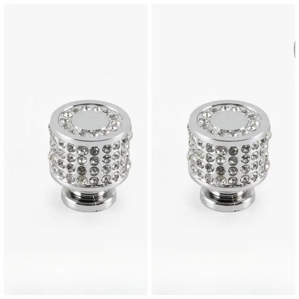 2PCS Rhinestone Crystal Drawer Pulls & Cabinet Door Handles Cabinet Drawer Pulls Richie's
