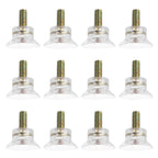 12Pcs Clear Screw-On Suction Cup Furniture Feet Pads | No Drill Furniture Suction Pads Richie's