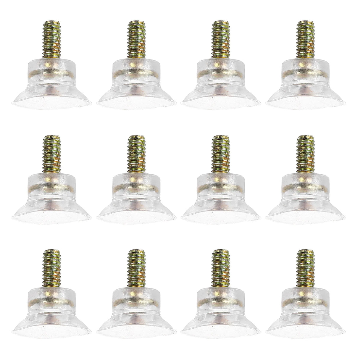 12Pcs Clear Screw-On Suction Cup Furniture Feet Pads | No Drill Furniture Suction Pads Richie's