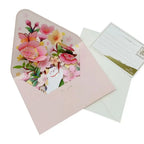 3D Pop-Up Flower Greeting Card with Envelope | Birthday & Holiday Pop-Up Greeting Card Richie's E