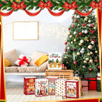 Christmas Paper Treat Bags with Handles – 6/12/24 Pack Christmas Gift Bags Richie's