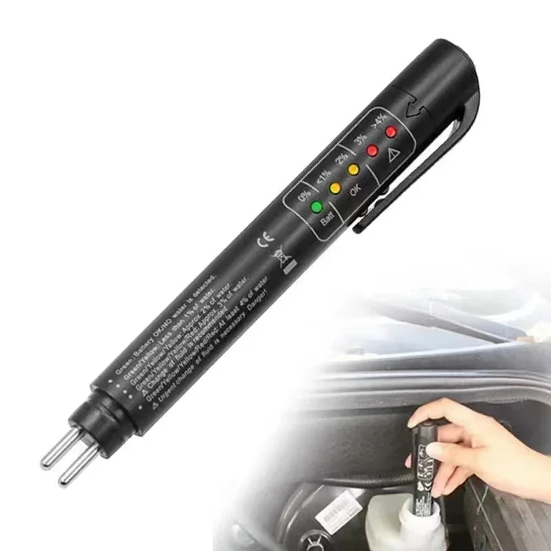 Brake Fluid Tester Pen – 5 LED Oil Quality Indicator Brake Fluid Tester Richie's