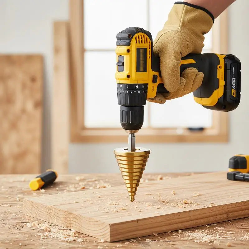Titanium Step Drill Bit Hex Shank Pagoda Bit – Metal & Wood Step Drill Bit Richie's