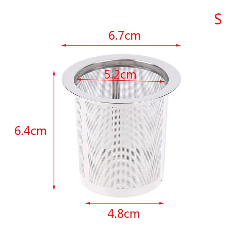 Stainless Steel Tea Strainer Fine Mesh Infuser 6.7–7.2CM Tea Strainer Richie's S