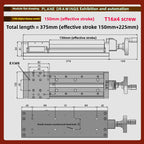 XYZ Manual Linear Slide Table Digital Display & Handwheel S100 Linear Slide Table Richie's S100-150MM-H