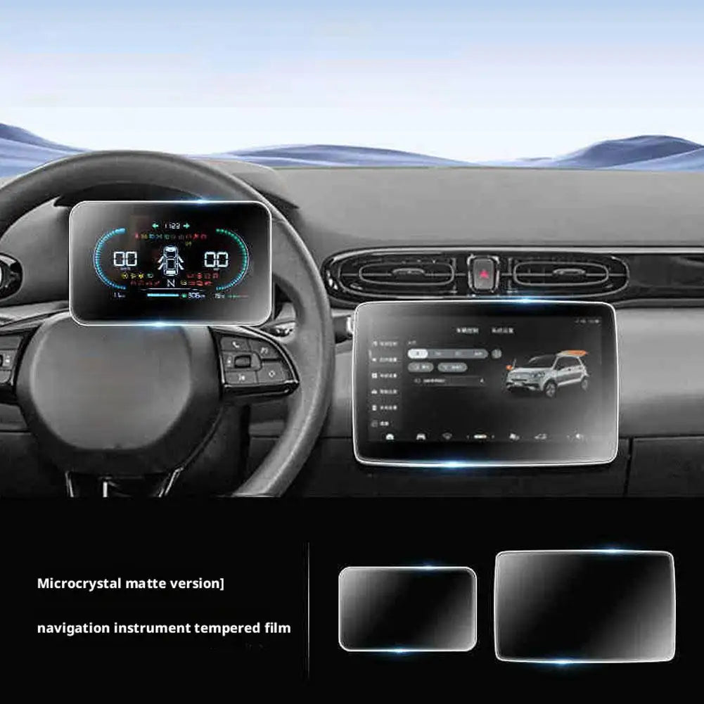 Leapmotor T03 Center Screen Tempered Glass Protector Film Car Screen Protector Richie's 1set