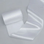 15cm Wide Satin Ribbon 20m Roll – Multicolor Polyester DIY Satin Craft Ribbon Richie's White L