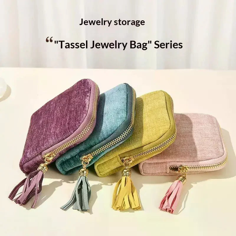 Velvet Jewelry Storage Bag – Multi-Slot Travel Organizer Pouch Jewelry Organizer Pouch Richie's