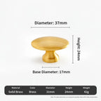 Solid Brass Cabinet Handle | French Style Furniture Pull Cabinet Door Pull Richie's A