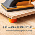 8-Piece Nylon Bench Dogs Set 19mm/20mm with EVA Rubber Inserts Workbench Bench Dogs Richie's