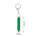 Cat Laser Pointer Toy Pen – LED Keychain Flashlight for Cats Cat Laser Toy Richie's Green