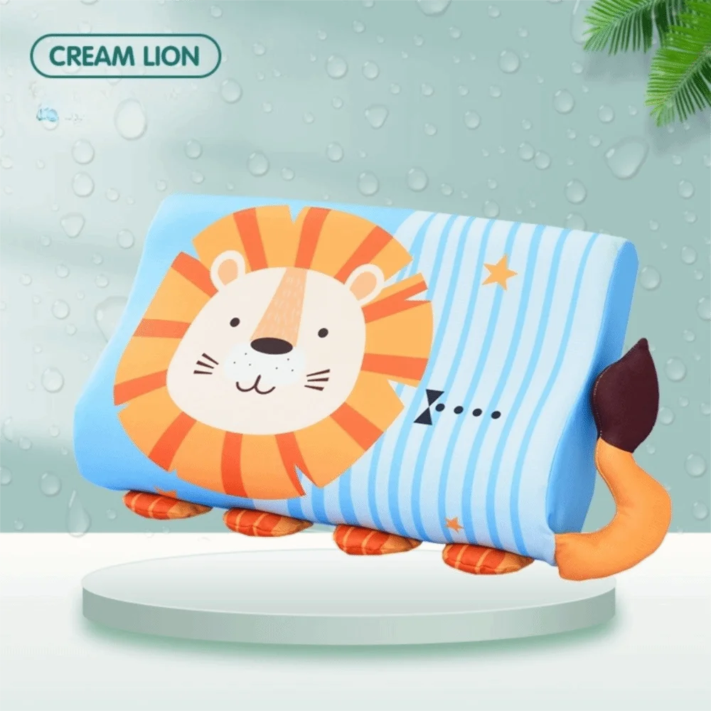 Memory Foam Toddler Pillow – Breathable & Hypoallergenic Toddler Sleep Pillow Richie's Lion