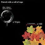 Maple Leaf Balloons – Birthday, Wedding & Party Decor Party Balloons Richie's set A 110pcs as shown