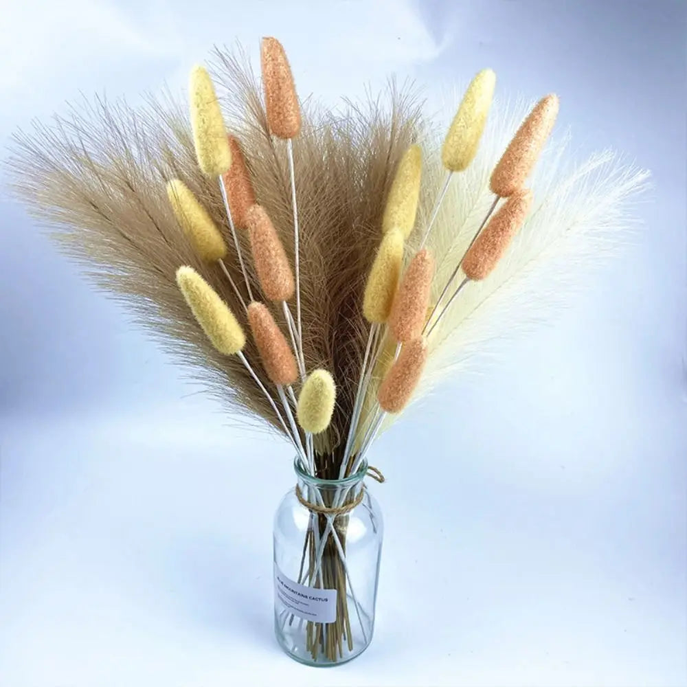 10PCS Fluffy Pampas Grass Artificial Stems 55CM | Wedding Decor Artificial Pampas Grass Richie's