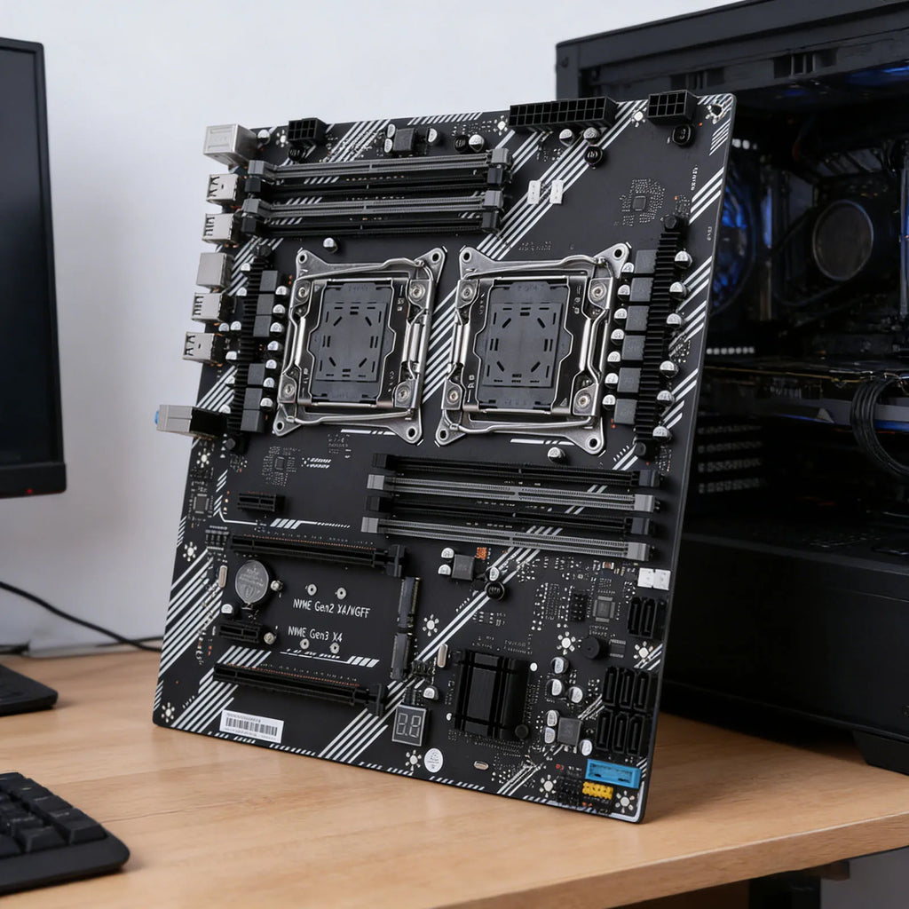 APWIKOGER X99 Dual CPU Motherboard 8x DDR4 LGA2011 ATX Desktop Motherboard Richie's