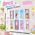 8-Pack Flexible Magnetic Photo Frames – Clear Window Fridge Display Magnetic Photo Frame Richie's
