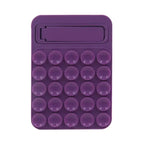 Foldable Silicone Suction Phone Mount – Shower Mirror Holder Phone Suction Mount Richie's Purple
