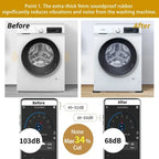 4Pcs Anti-Vibration Washing Machine Foot Pads | Anti-Slip Appliance Foot Pads Richie's