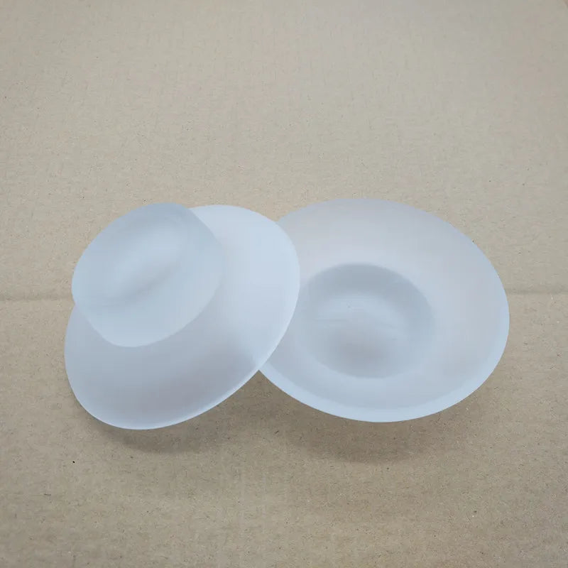HOBHE Glass Soap Dish – Matte & Transparent Bathroom Holder Glass Soap Dish Richie's