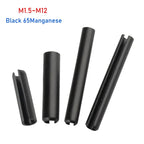 65 Manganese Steel Rolling Spring Pins M1.5–M12 | 1–50pcs Spring Roll Pins Richie's 30mm M12-1pcs