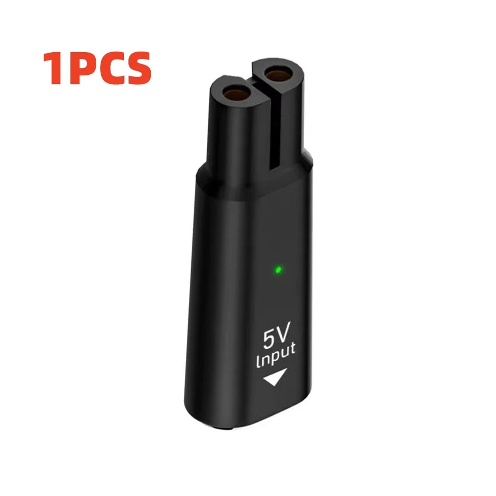 5V USB-C Shaver Adapter for Philips OneBlade QP2724 QP2834 Shaver Charging Adapter Richie's 1PCS Black