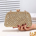Silver Diamond Glitter Evening Clutch Bag – Bridal Handbag Evening Clutch Bag Richie's Gold