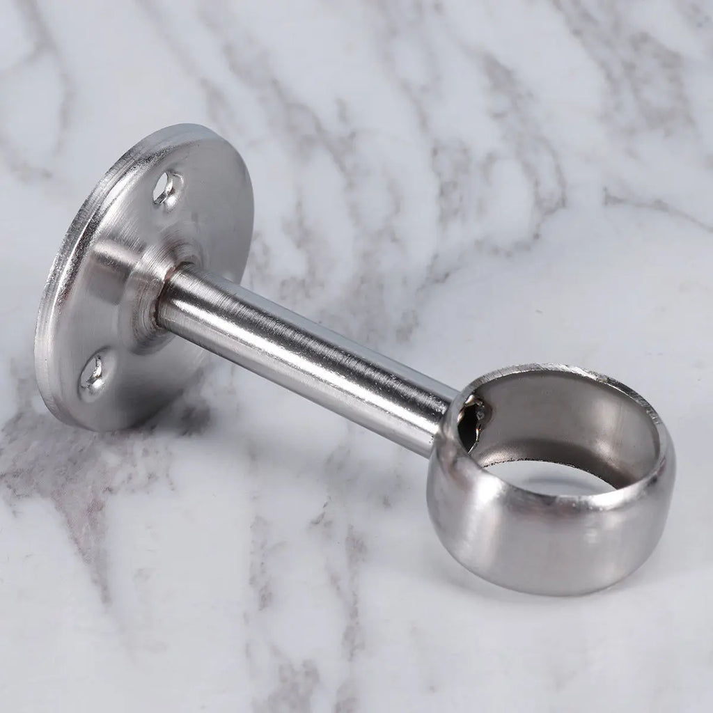 2Pcs Stainless Steel Closet Pole Socket Brackets – 25mm Rod Rod Socket Bracket Richie's