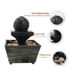Desktop Water Fountain Waterfall Ornament | USB or Battery Desktop Water Fountain Richie's