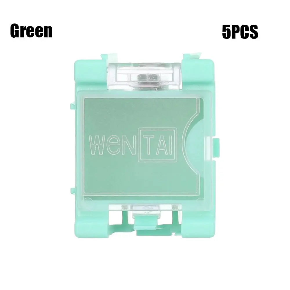 Stackable SMT SMD Component Storage Box – Small Parts Organizer Small Parts Organizer Richie's green-5pcs