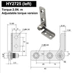 304 Stainless Steel Adjustable Damping Positioning Hinge Damping Hinge Richie's A15