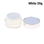 Empty Acrylic Cosmetic Cream Jars 5g–30g | Travel Containers Cosmetic Cream Jar Richie's 20g White