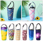 Tumbler Cup Sleeve Tote Bag – Portable Beverage Holder Cup Sleeve Tote Bag Richie's