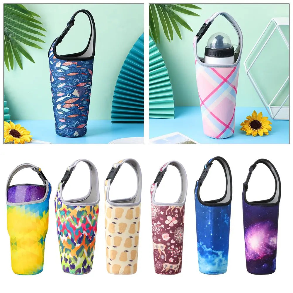 Tumbler Cup Sleeve Tote Bag – Portable Beverage Holder Cup Sleeve Tote Bag Richie's