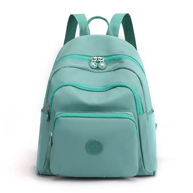 Women's Waterproof Nylon Backpack – Casual Travel School Bag Women's Backpack Richie's style 2 J