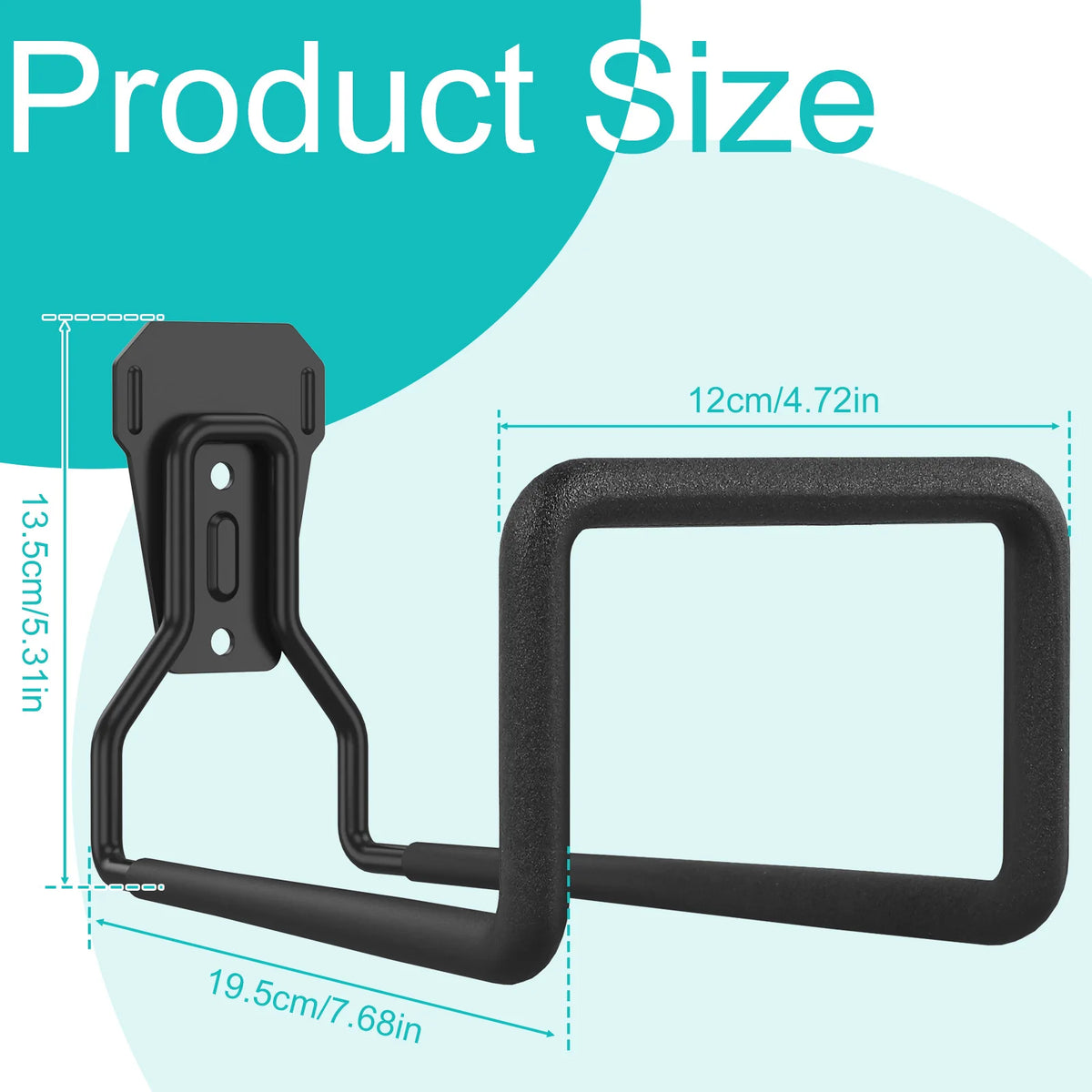 Wall Mounted Metal Hose Holder – Heavy Duty Garden Hanger Garden Hose Holder Richie's