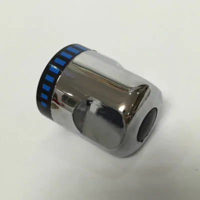 Brass Thermostatic Shower Faucet Concealed Mixing Valve Chrome Thermostatic Shower Faucet Richie's Blue handwheel
