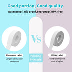 Phomemo Q30 White Waterproof Thermal Labels – 3 Rolls Thermal Label Rolls Richie's