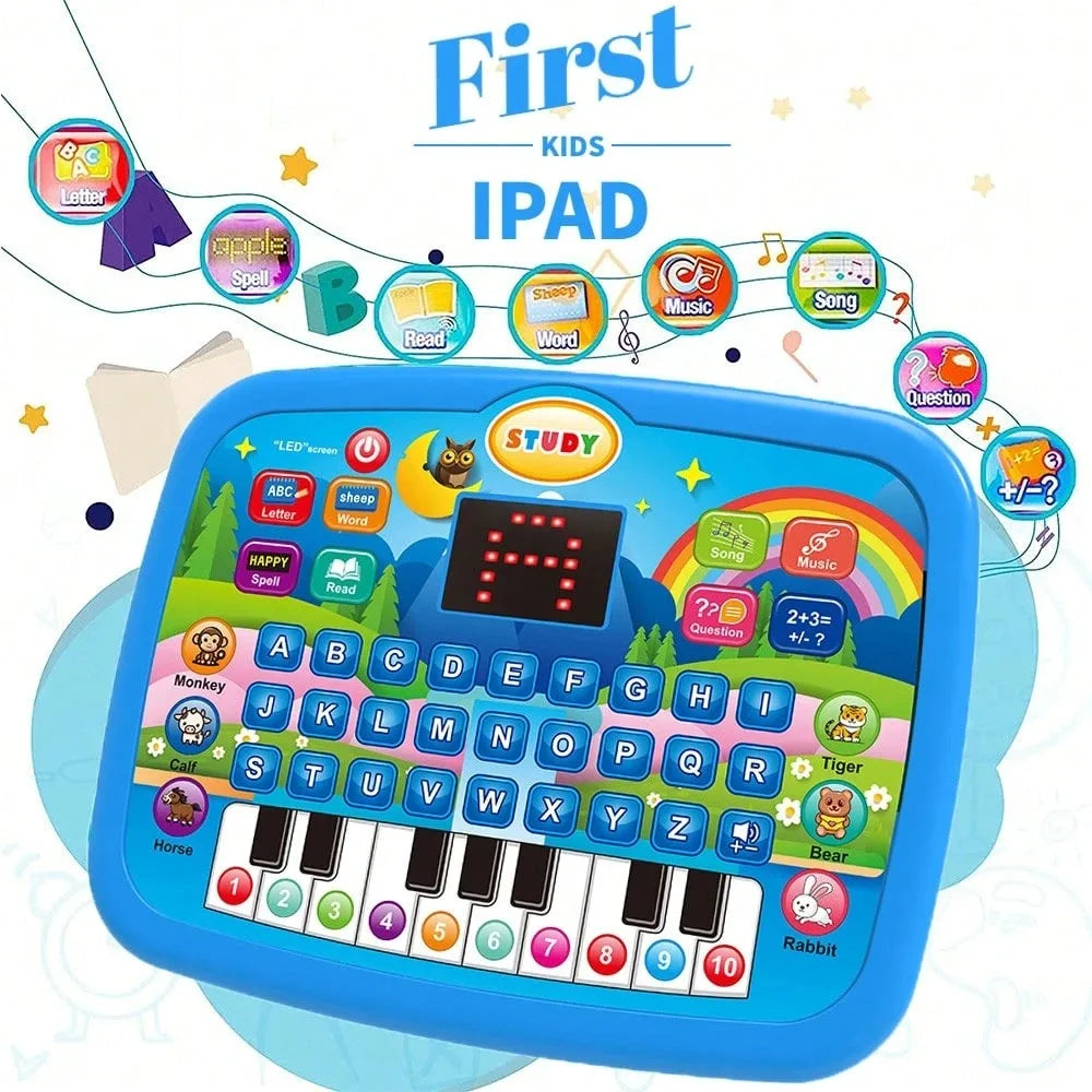 Kids Learning Tablet Toy – Early Education Computer with Music Kids Learning Toy Richie's