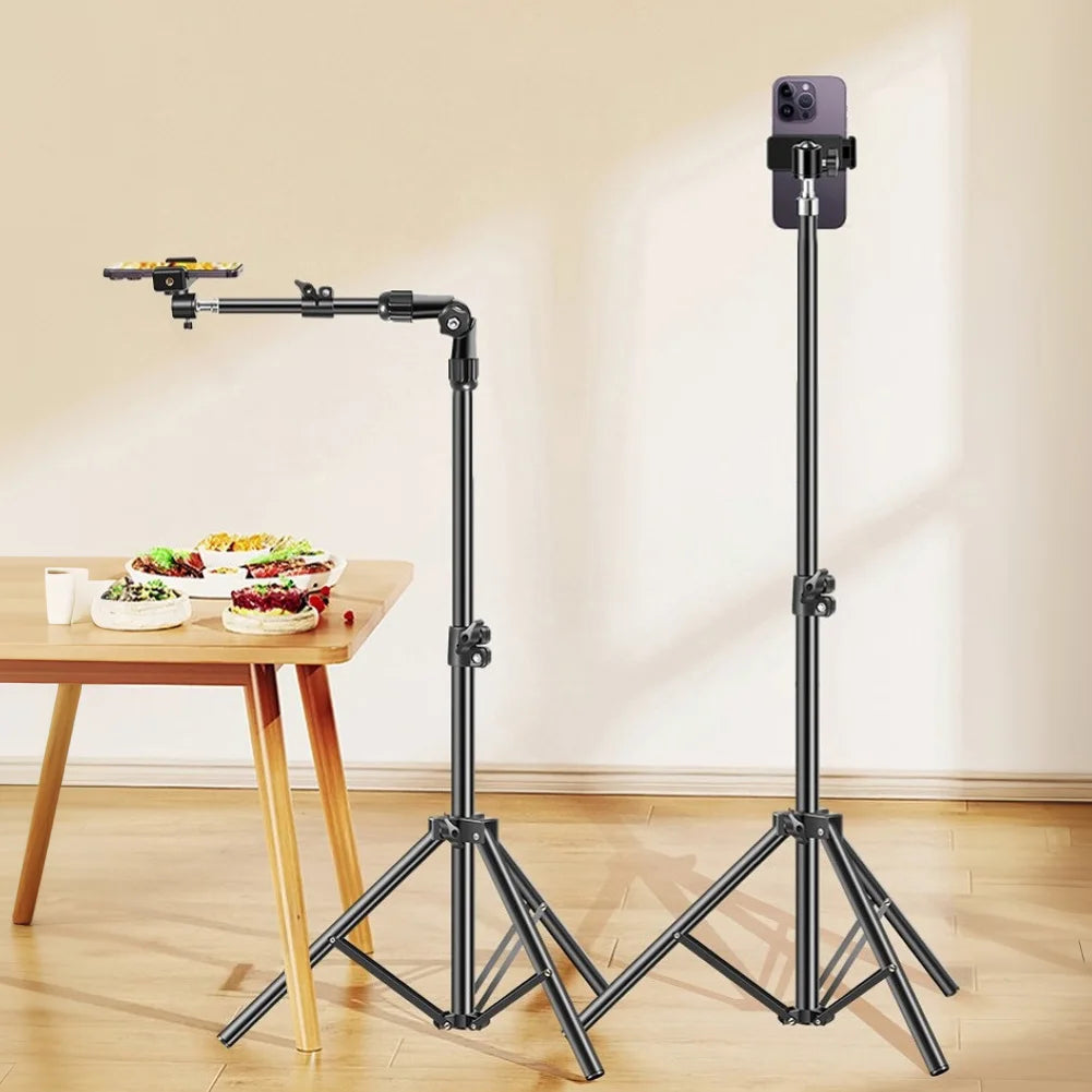 Overhead Tripod Phone Stand – Adjustable Horizontal Floor Stand Overhead Phone Tripod Richie's