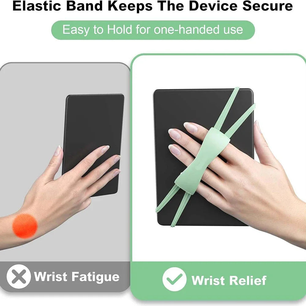 Silicone Hand Strap Finger Grip for Kindle & Tablets Tablet Grip Strap Richie's