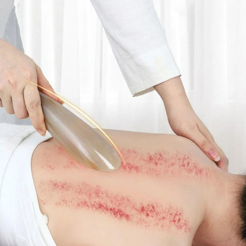 Natural Buffalo Horn Gua Sha Massage Tool – Face & Body Gua Sha Massage Tool Richie's