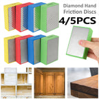 Diamond Hand Polishing Pads Set – Stone Tile Glass (4/5pcs) Abrasive Polishing Pads Richie's