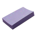 50Pcs Kpop Photocard Sleeves Heart Bling PVC Card Protectors Photocard Sleeves Richie's Purple